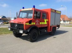 Unimog U1300L DOKA Brandweer